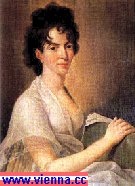 Constanze Mozart, wife of Wolfgang Amadeus Mozart